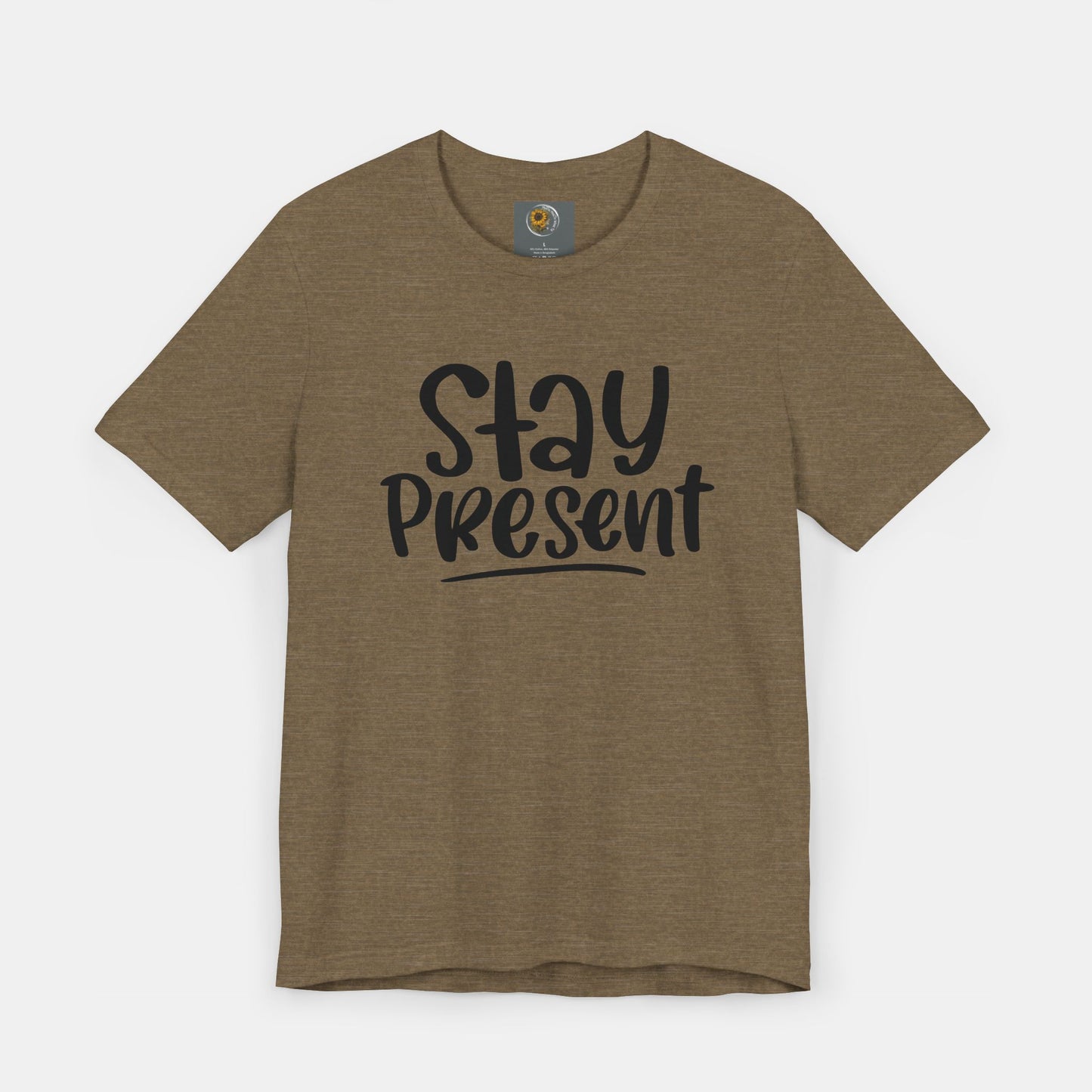 Stay Present-Mental Health Awareness- Suicide Prevention - Unisex Jersey Short Sleeve Tee - Mental Health Wear TN