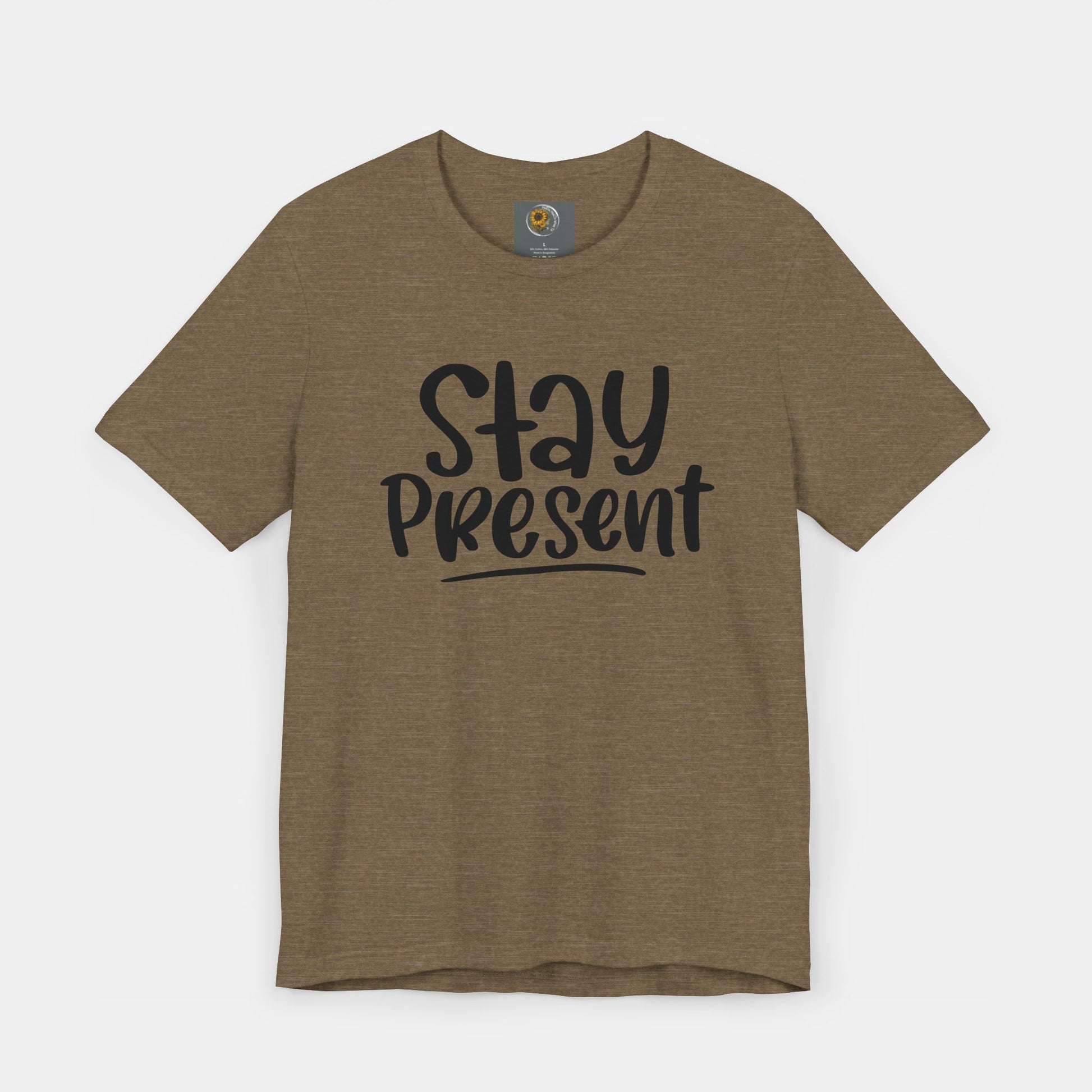 Stay Present-Mental Health Awareness- Suicide Prevention - Unisex Jersey Short Sleeve Tee - Mental Health Wear TN