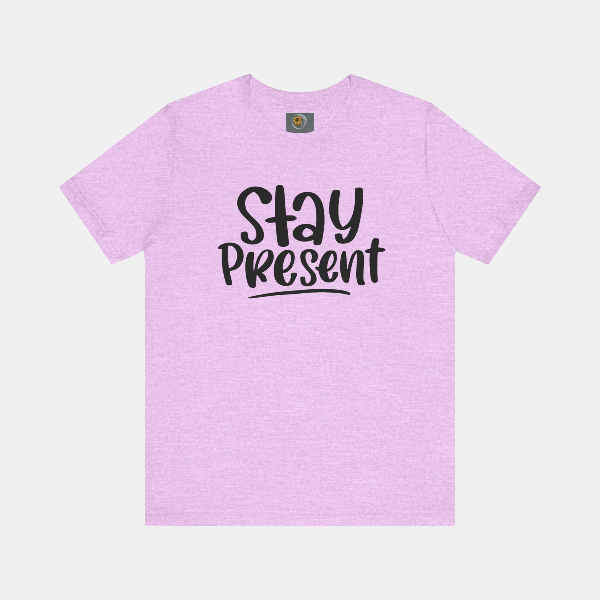 Stay Present-Mental Health Awareness- Suicide Prevention - Unisex Jersey Short Sleeve Tee - Mental Health Wear TN