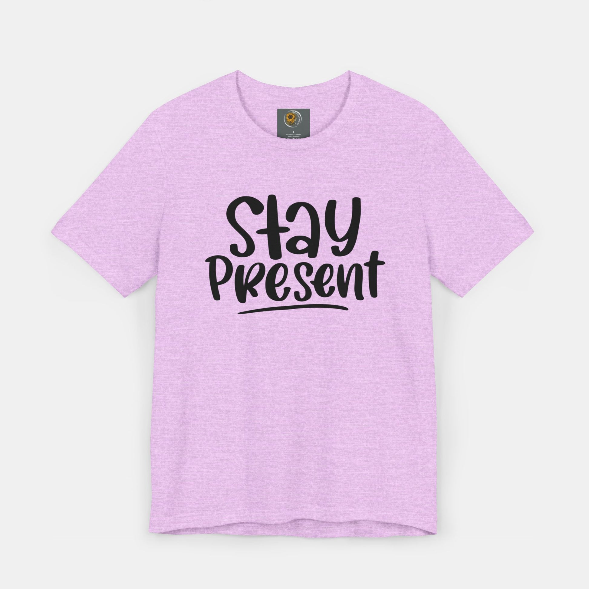 Stay Present-Mental Health Awareness- Suicide Prevention - Unisex Jersey Short Sleeve Tee - Mental Health Wear TN