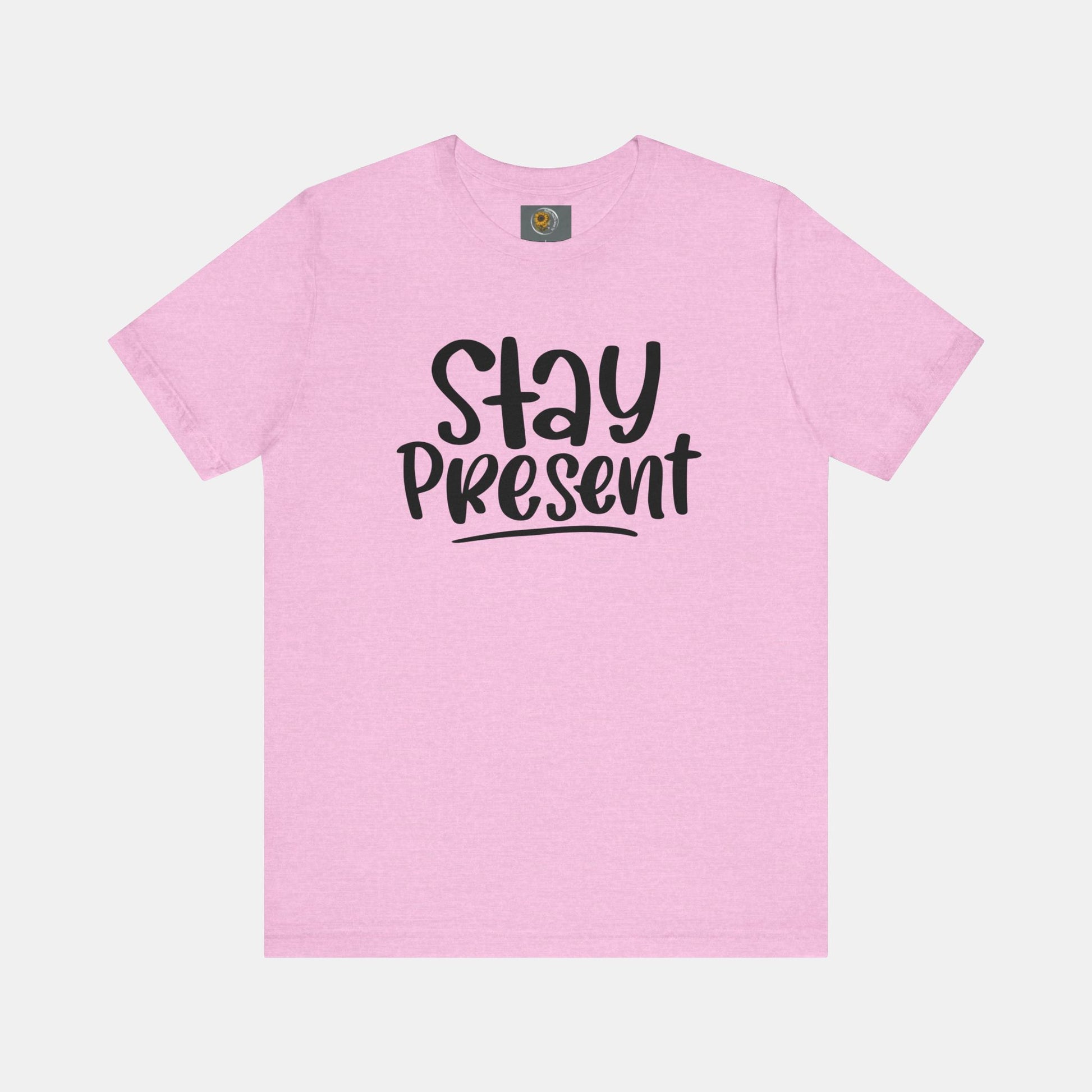 Stay Present-Mental Health Awareness- Suicide Prevention - Unisex Jersey Short Sleeve Tee - Mental Health Wear TN