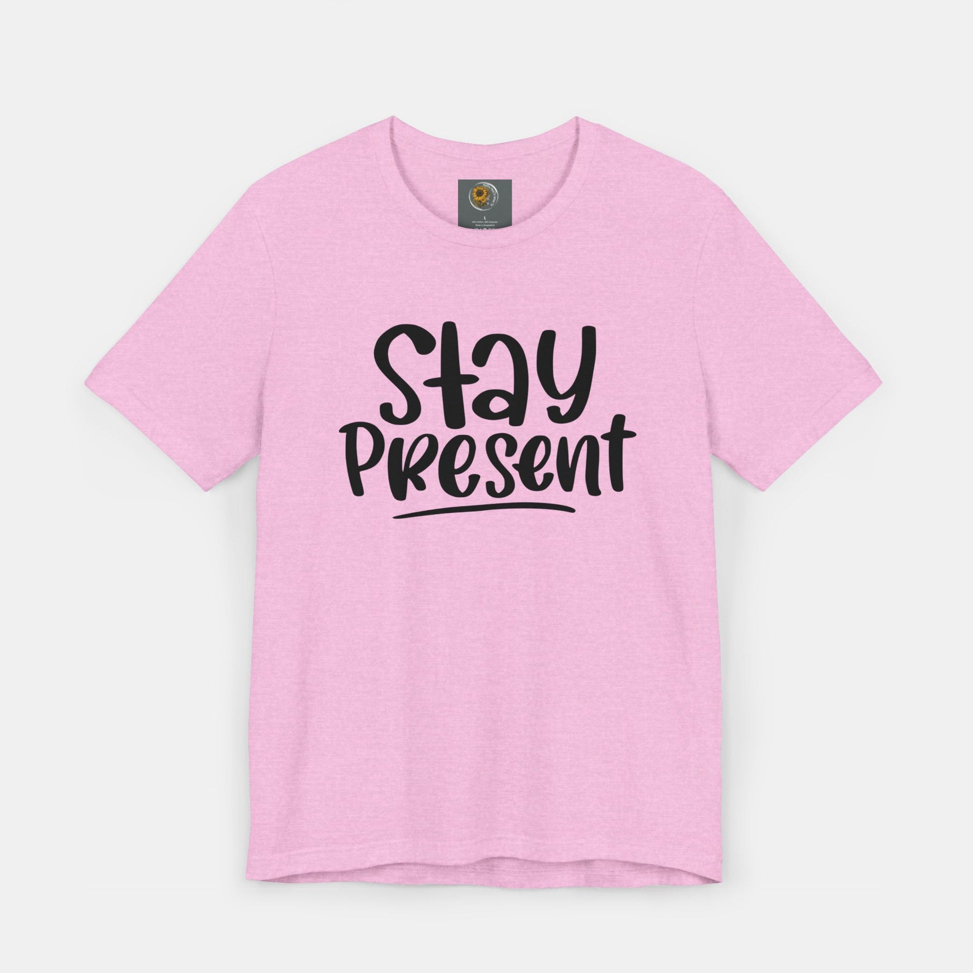 Stay Present-Mental Health Awareness- Suicide Prevention - Unisex Jersey Short Sleeve Tee - Mental Health Wear TN